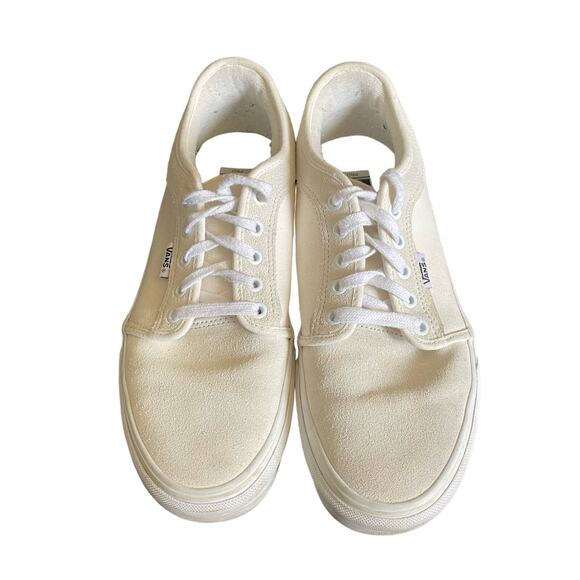 Vans Men's Marshmallow Chukka Low Pro Canvas & Suede Skater Sneakers - Size 8.5 - Picture 3 of 10